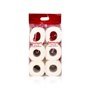 Premium Toilet Roll Economy Pack (6 Rolls Per Pack)