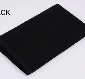 Black Hand Towels (Pack of Six)