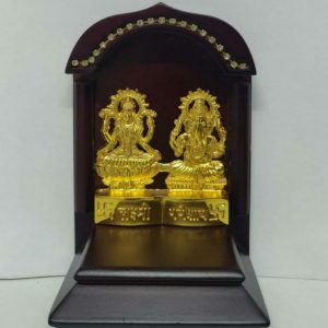 Laxmi Ganesh Auspicious Idol with Temple