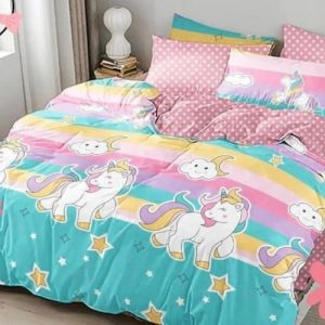 Cotton Double Bedsheet for Kids