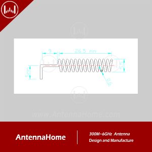 Spring DIP, 433M Antenna for ISM433MHZ System, LoRa / Remote /Transfer /Receiver (100 Pcs.)