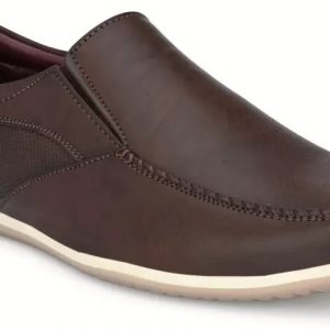 TORO BLU Pull On Brown Shoes For Men