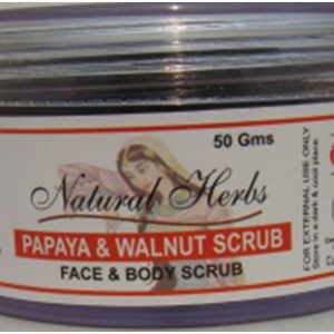 Khadi Papaya & Walnut Face & Body Scrub