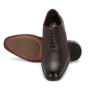 Toro Blu Men Formal Shoes for Office Wear Brown