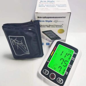 Digital Arm Sphygmomanometer Blood Pressure Monitor with Voice Function