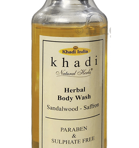 Khadi Natural Herbs Sandalwood Saffron Herbal Body Wash