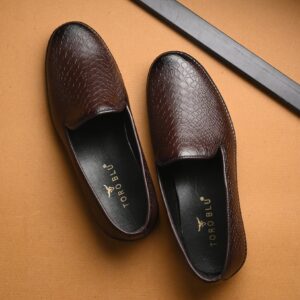 Toro Blu Perforated Moccasins Shoes for Men