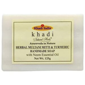 Khadi Natural Herbs Multani Mitti & Turmeric Handmade Soap (Pack of 3)