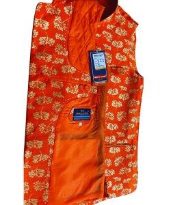 Monet Carol Sherwani Cloth Fabric Jacquard Nehru Jacket for Men