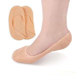 Anti Crack Full Length Silicon Foot Protector Moisturizing Socks for Foot Care and Heel Cracks Smiling Foot Socks