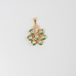 Peacock Design Gold Plated Silver Earrings – 16.4g | Crafted by Shri Mangal Product (OEM)
