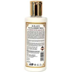 Khadi Ayurvedic Face & Body Milk – Flaxseed & Argan Oil | Ultra-Rich Anti-Aging Formula