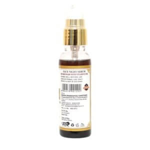 Khadi Ayurvedic Kumkumadi Face Night Serum with Vitamin E Oil – 50 ml | Paraben & Silicone-Free